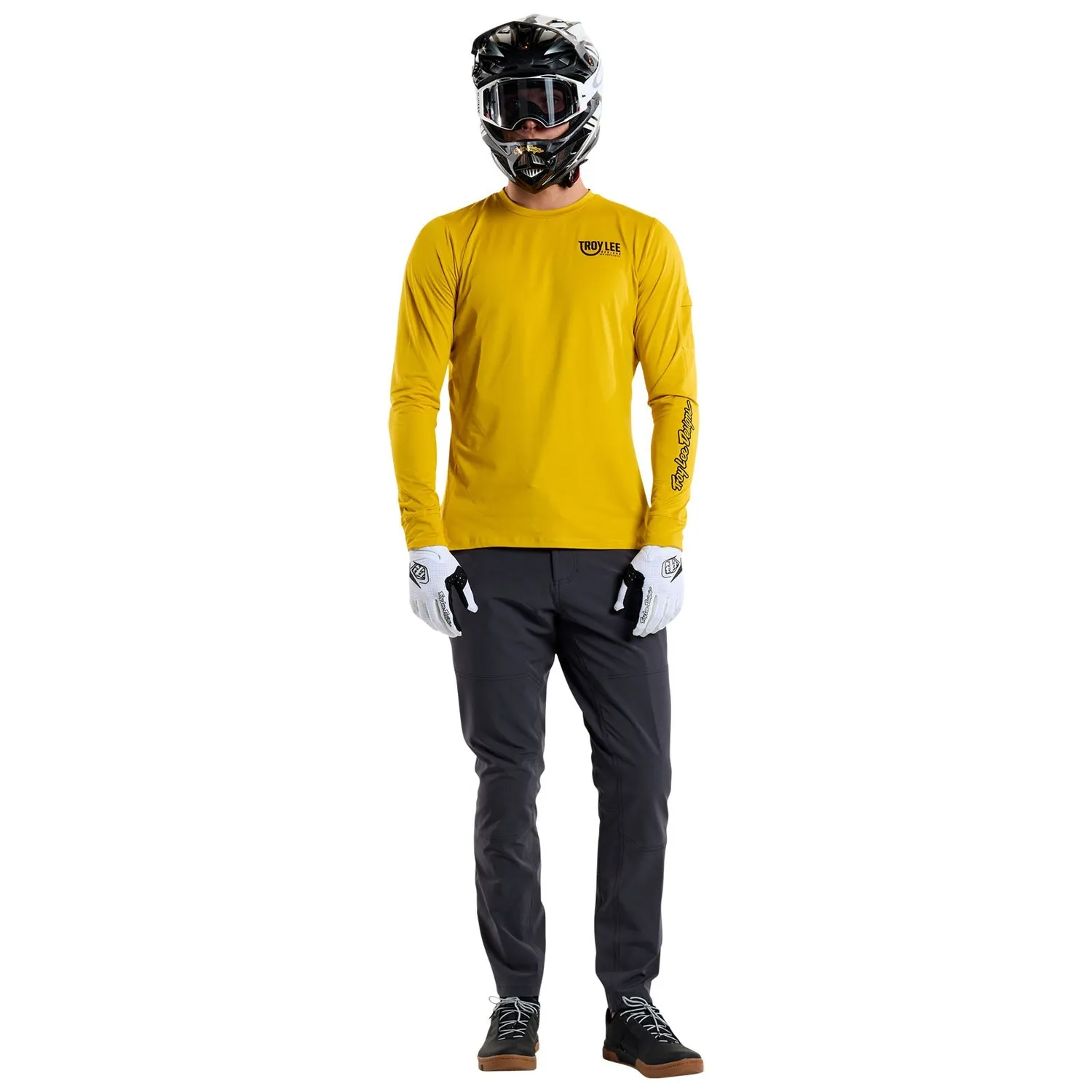 Troy Lee Designs Ruckus Maglia Bici Gialla Manica Lunga MTB