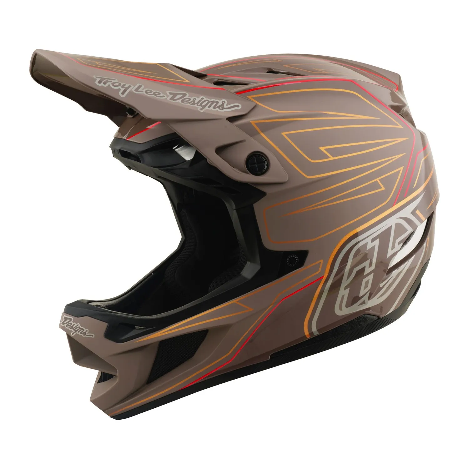 Troy Lee Designs D4 Polyacrylite casco mtb Timber
