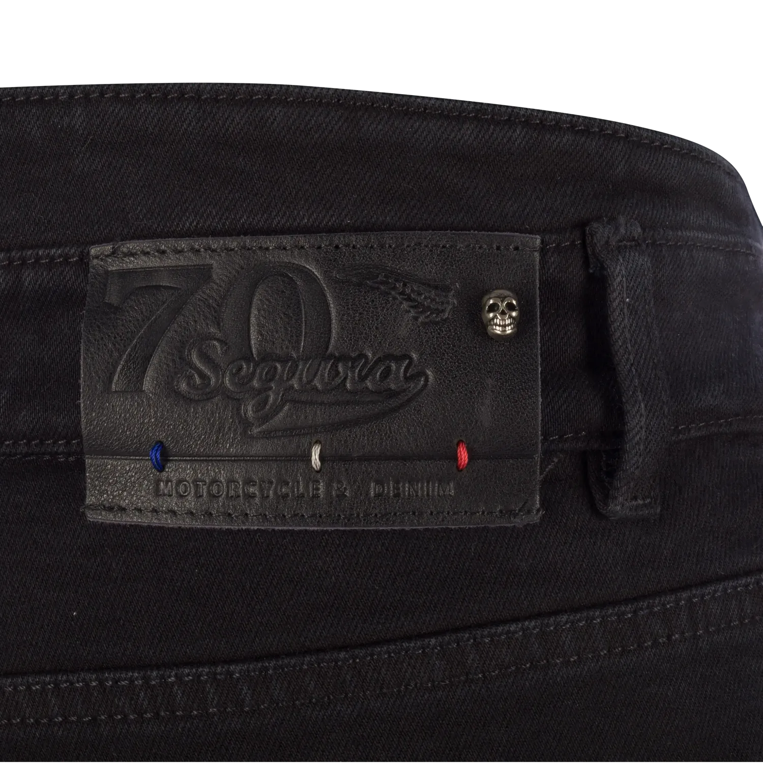 Segura Cosmic jeans moto uomo nero slim fit protezioni ginocchia