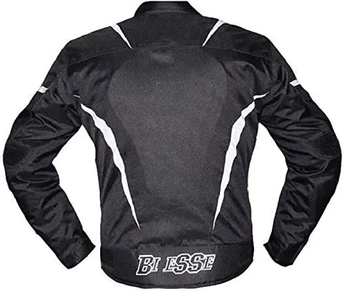 Bi Esse Rav-Biker Giacca Moto Touring XL Nero-Bianco