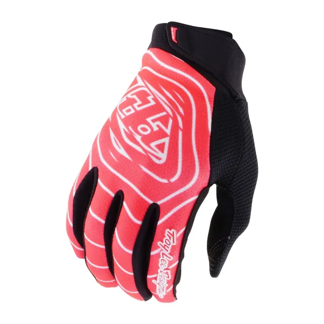 Troy Lee Designs GP Pro Stagger guanti moto nero rosso touch