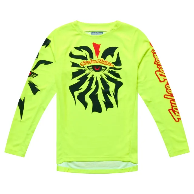 Troy Lee Designs GP Pro Cyclops maglia moto bimbo Flo Yellow