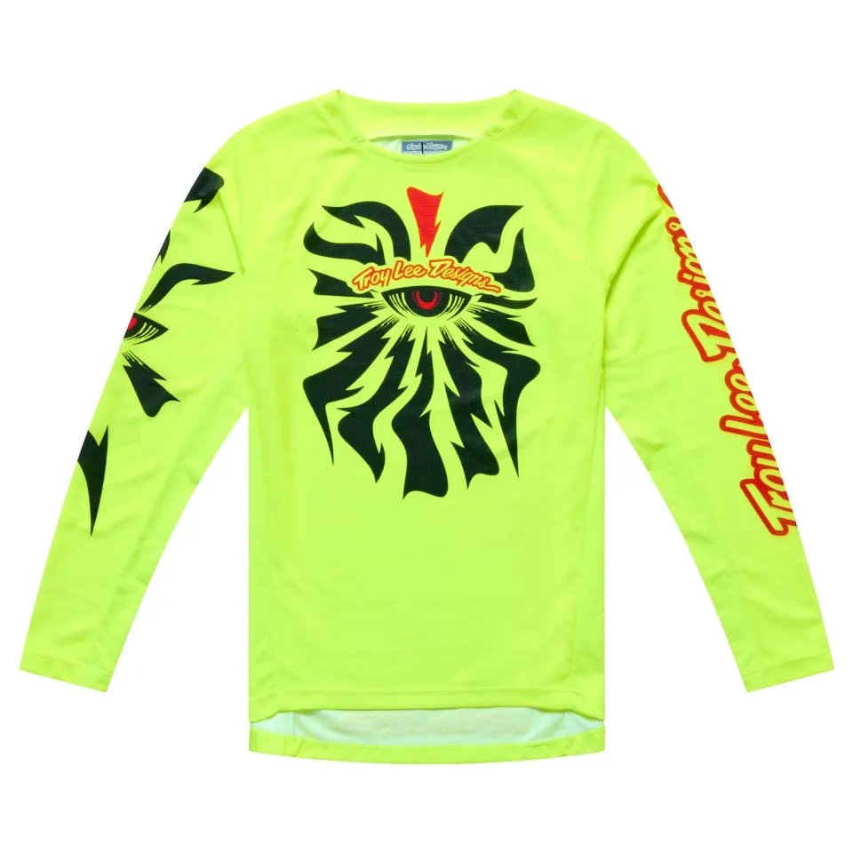 Troy Lee Designs GP Pro Cyclops maglia moto bimbo Flo Yellow