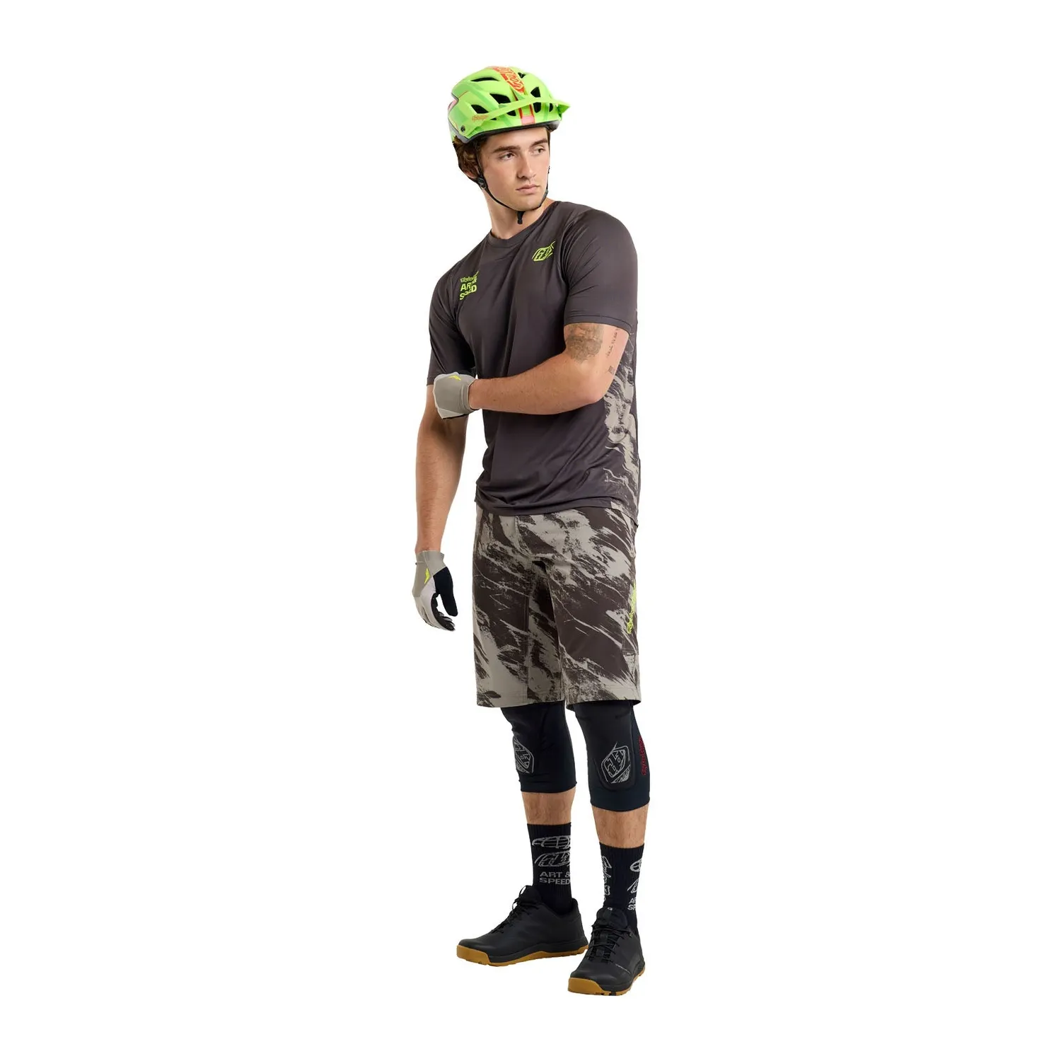 Troy Lee Designs Skyline Shell pantaloncini MTB Dark Earth