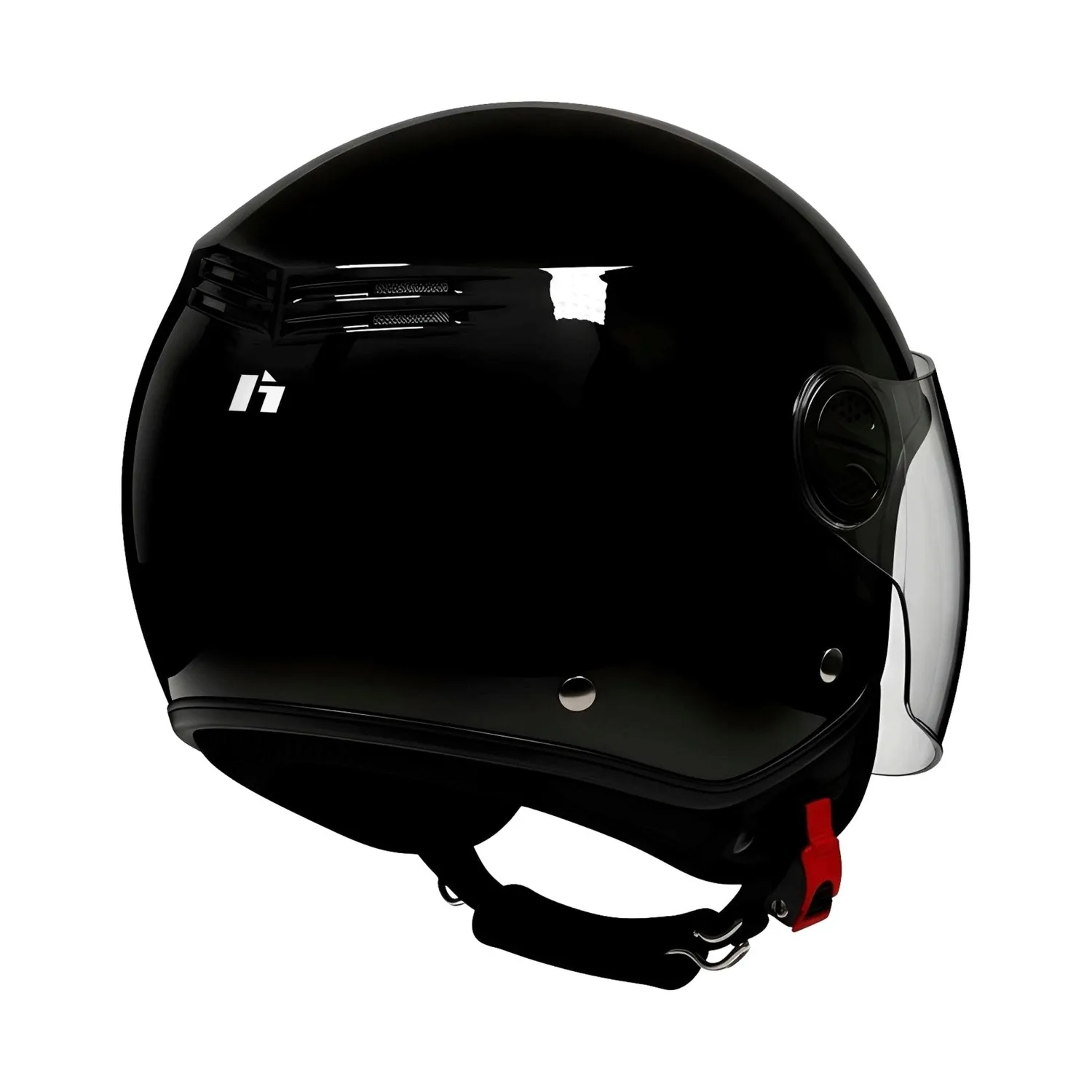 Hebo OF819 Street One Casco Moto Nero Omologato