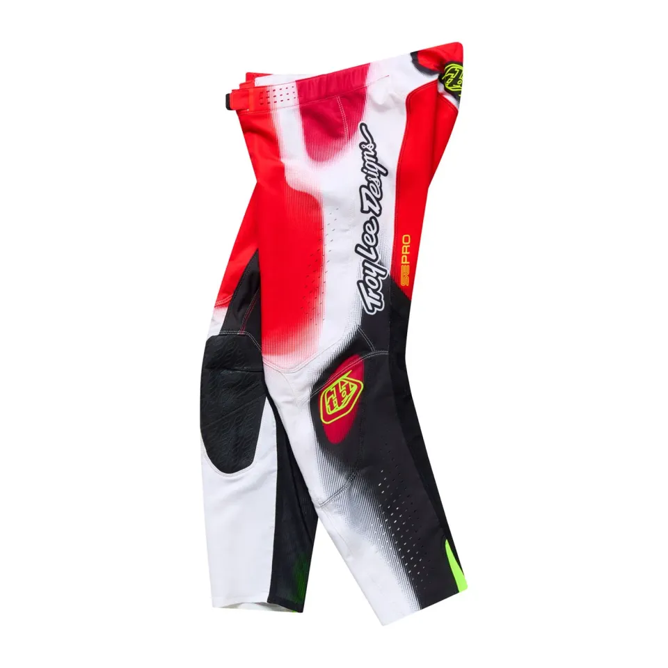 Troy Lee Designs SE Pro pantaloni moto ragazzo rosso nero