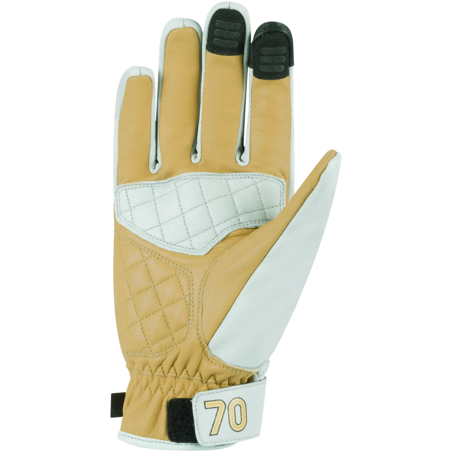 Segura Mojo gris clair beige guanti moto pelle touch T8-T13