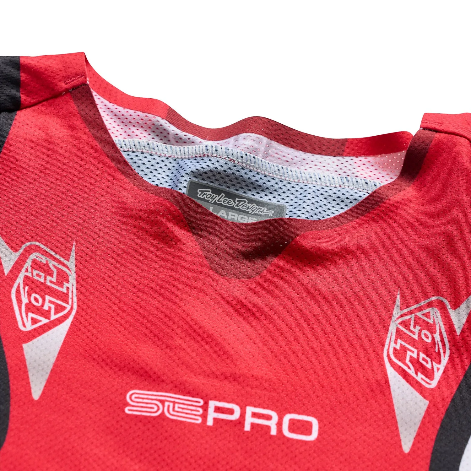 Troy Lee Designs SE Pro Salvo maglia moto rosso bianco