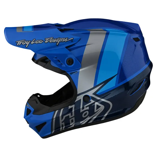 Troy Lee Designs GP Nova casco cross blu integrale