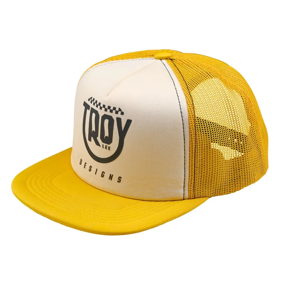 Troy Lee Designs Smiley cappello trucker Golden regolabile