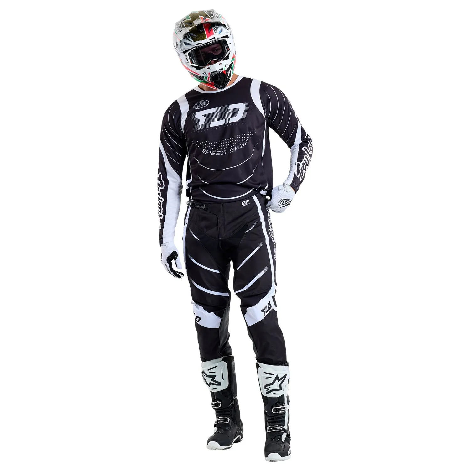 Troy Lee Designs GP Pro Spun Maglia Moto Nera