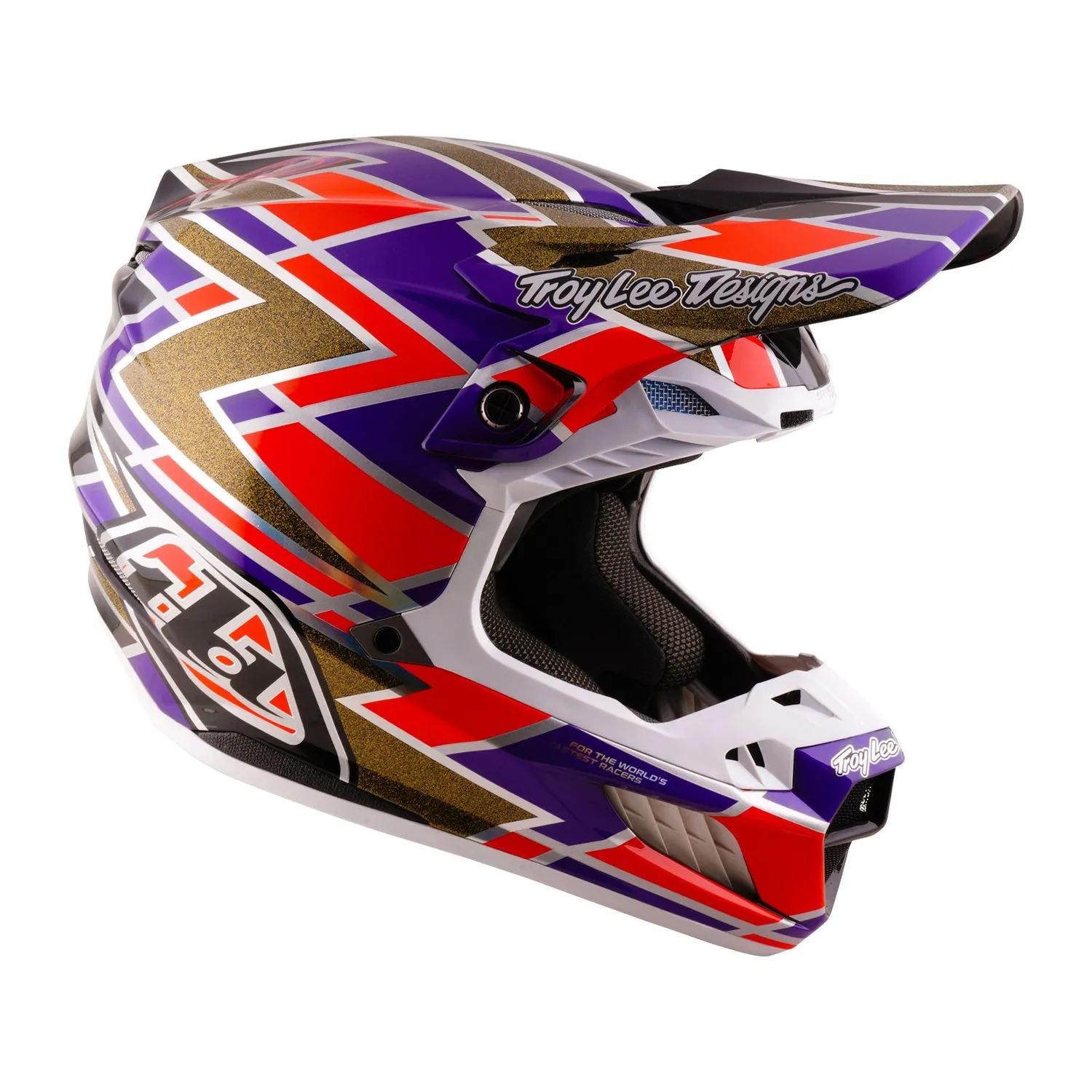 Troy Lee Designs SE5 Carbon casco moto Flush Violet