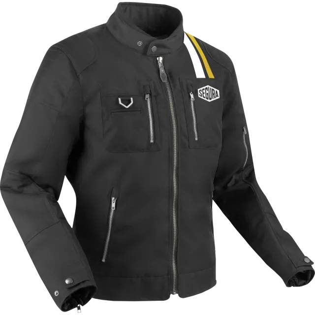 Segura Scorpio Noir giacca moto uomo nero estiva