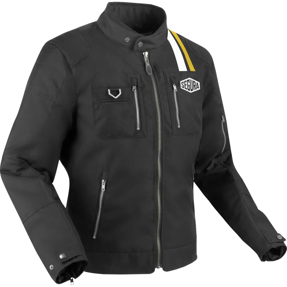 Segura Scorpio Noir giacca moto uomo nero estiva