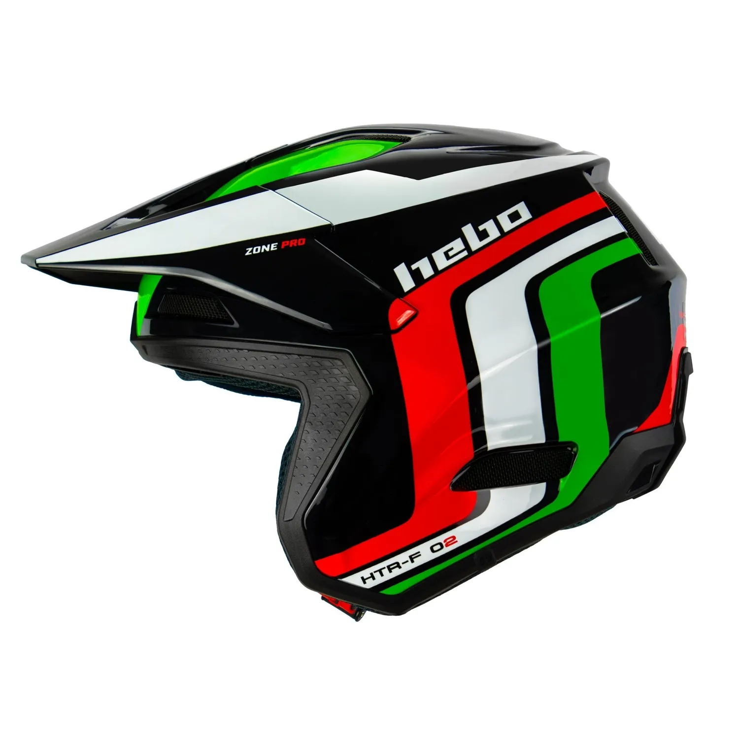 Hebo Zone Pro Classic casco trial bianco ECE 22-06
