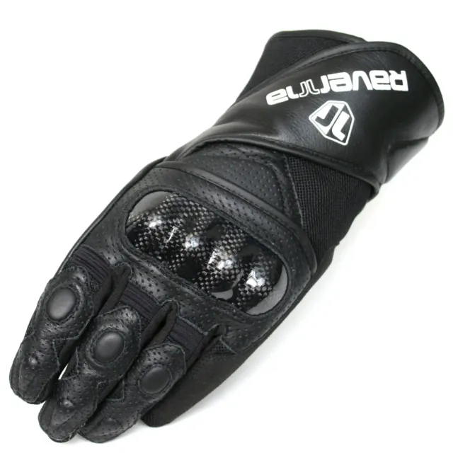 Ravenna Moto SR guanti moto pelle nero carbonio