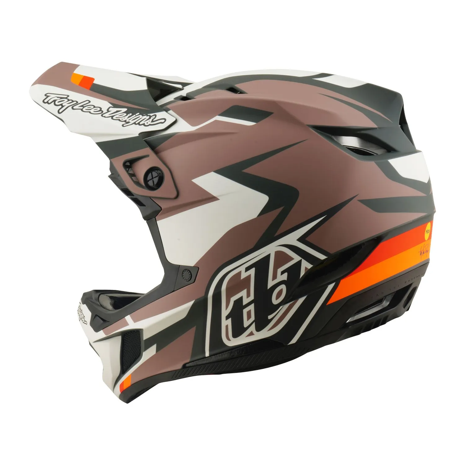 Troy Lee Designs D4 Polyacrylite casco MTB clay MIPS