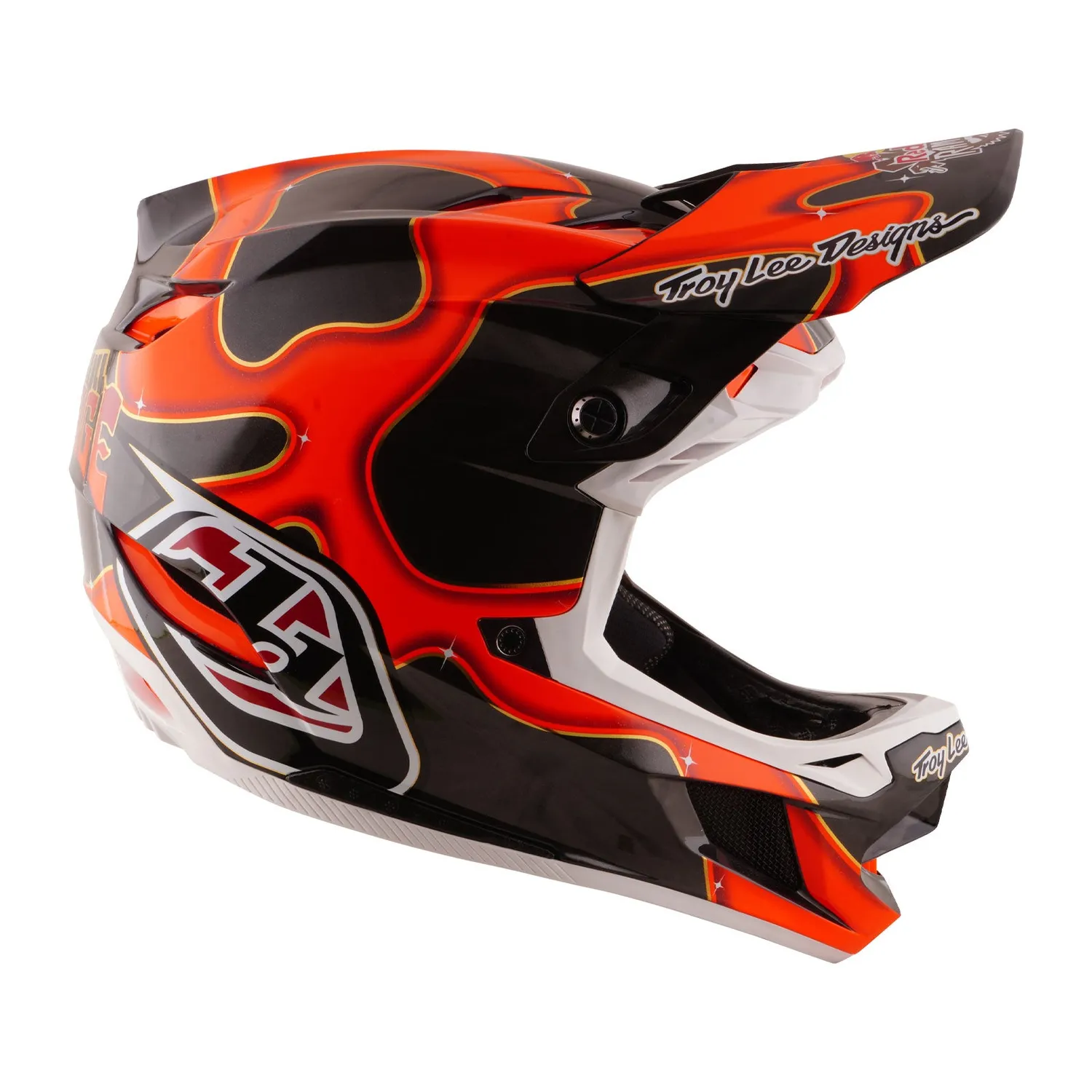 Troy Lee Designs D4 Carbon Rampage casco integrale nero carbonio