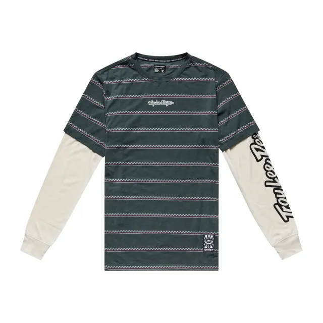 Troy Lee Designs Skyline Fakie maglia mtb verde manica lunga