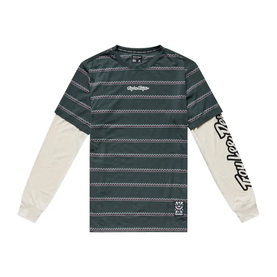 Troy Lee Designs Skyline Fakie maglia mtb verde manica lunga