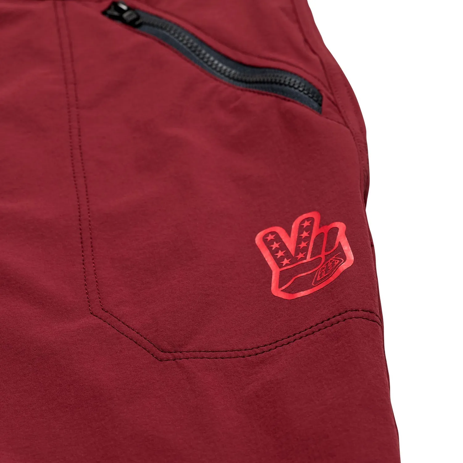 Troy Lee Designs Skyline Trail pantaloncini bici bordeaux stretch
