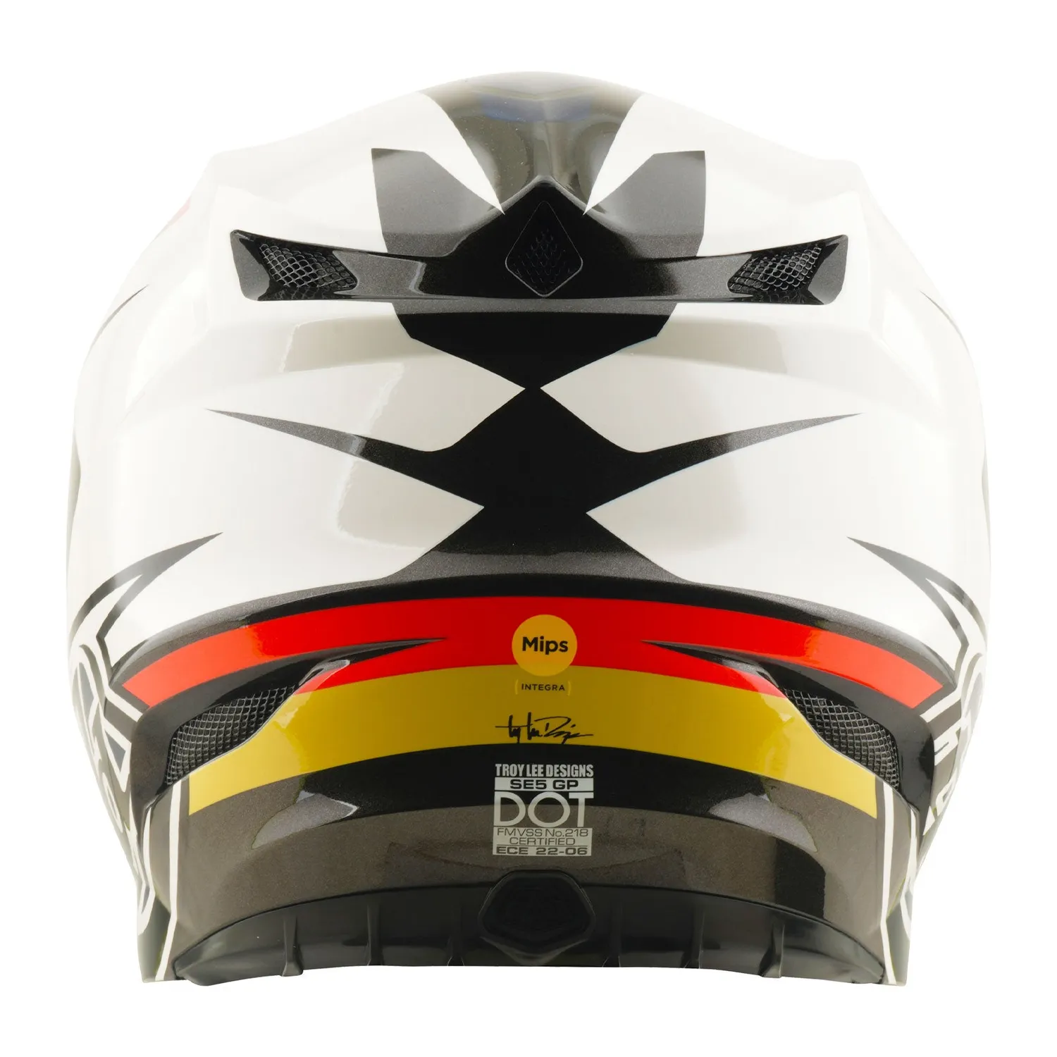 Troy Lee Designs SE5 Polycarbonate casco moto blu MIPS