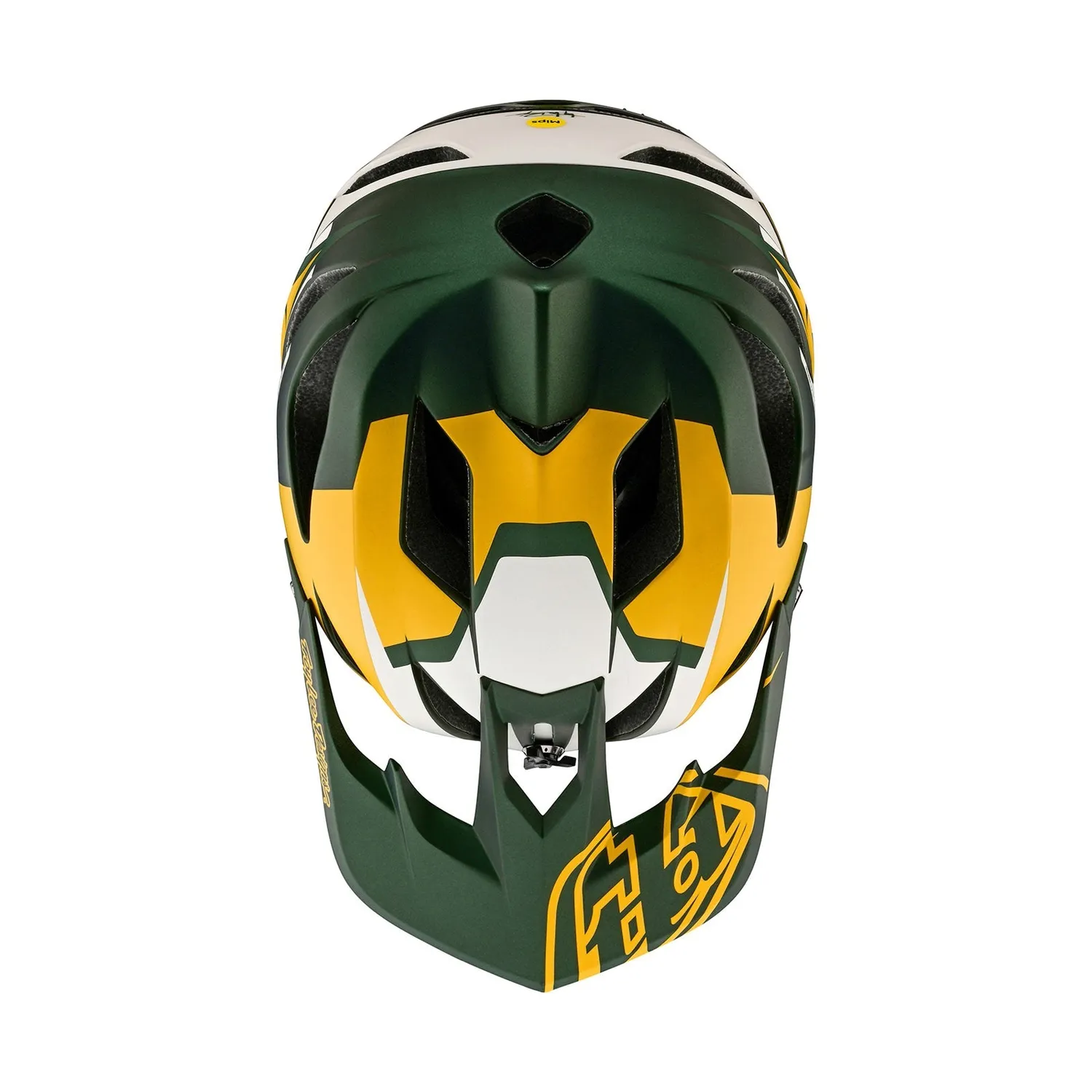 Troy Lee Designs Stage Vector casco integrale bici Green MIPS