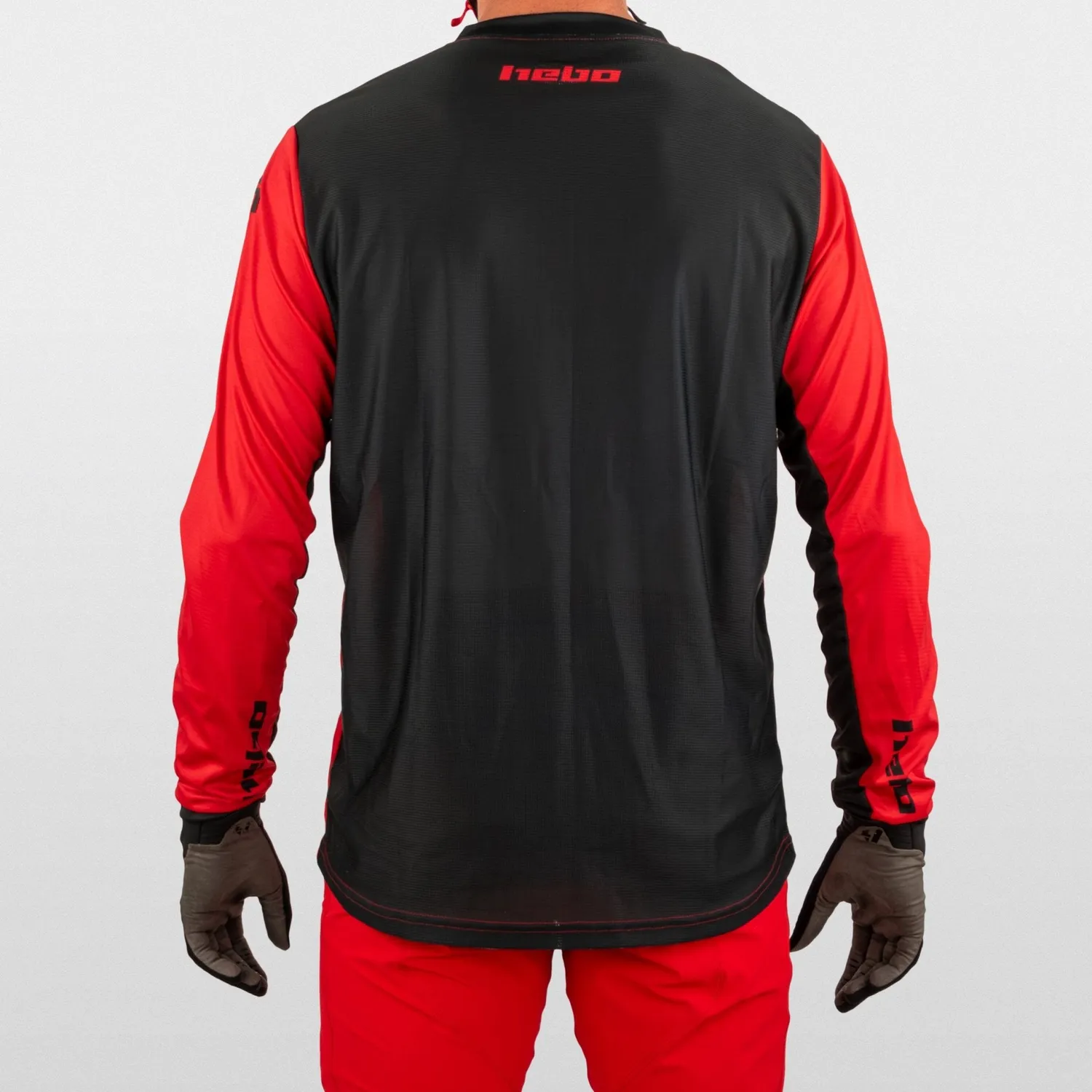 Hebo Tech maglietta tecnica rossa traspirante UPF50