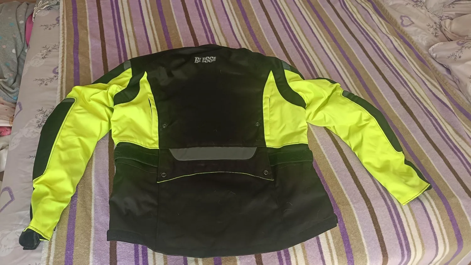 Bi Esse Giacca Moto Cordura Impermeabile 4XL Nero