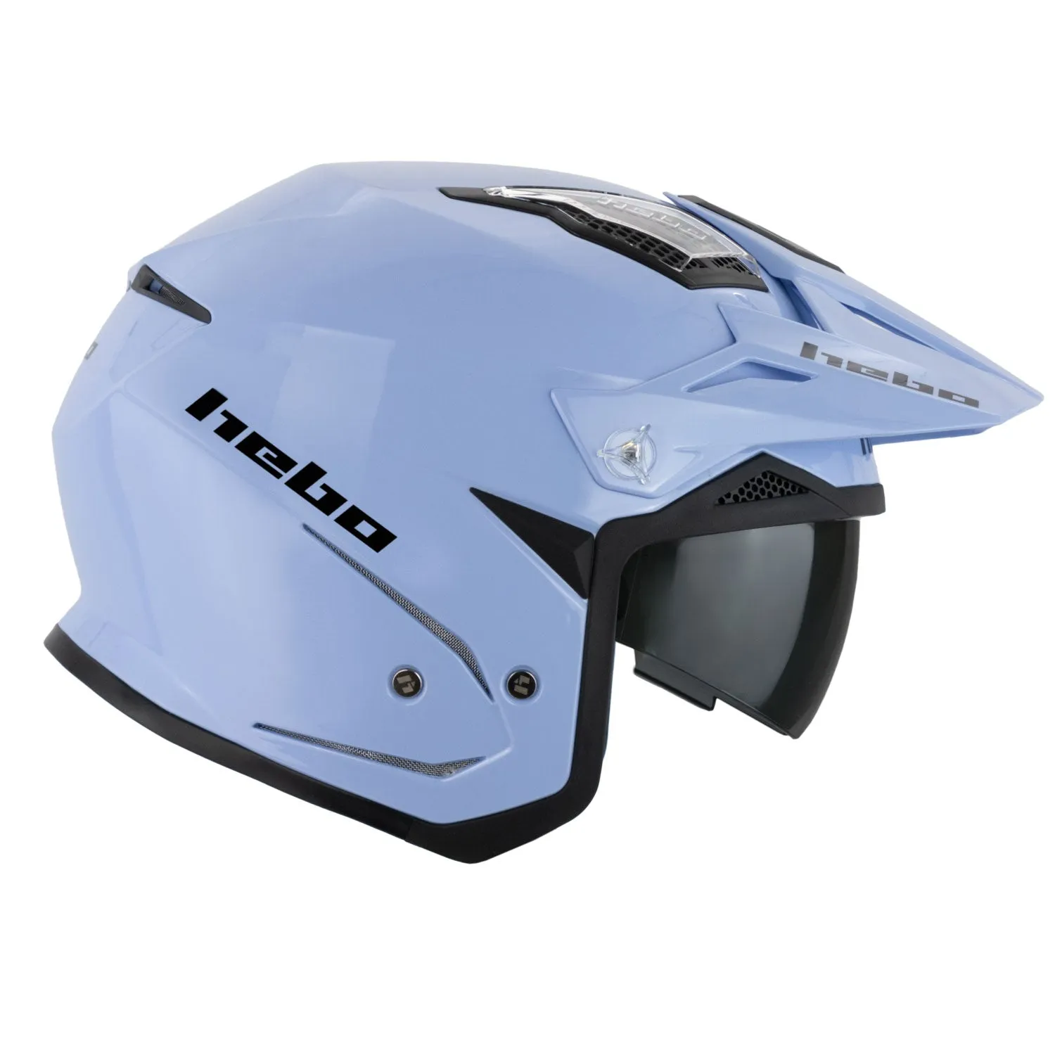 Hebo Zone 5 Monocolor casco blu omologato ECE 22-06