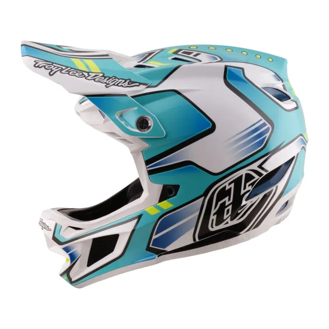 Troy Lee Designs D4 Composite Crest casco mtb teal MIPS