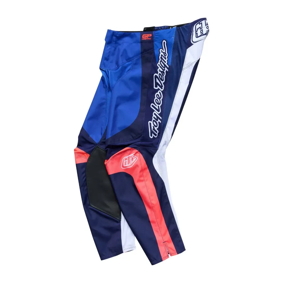 Troy Lee Designs GP Pro Pantaloni moto blu navy bianco