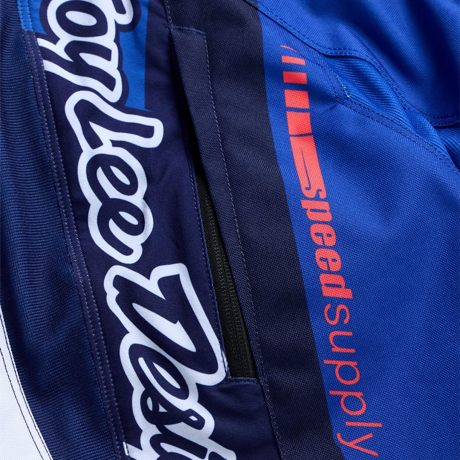 Troy Lee Designs GP Pro Pantaloni moto blu navy bianco
