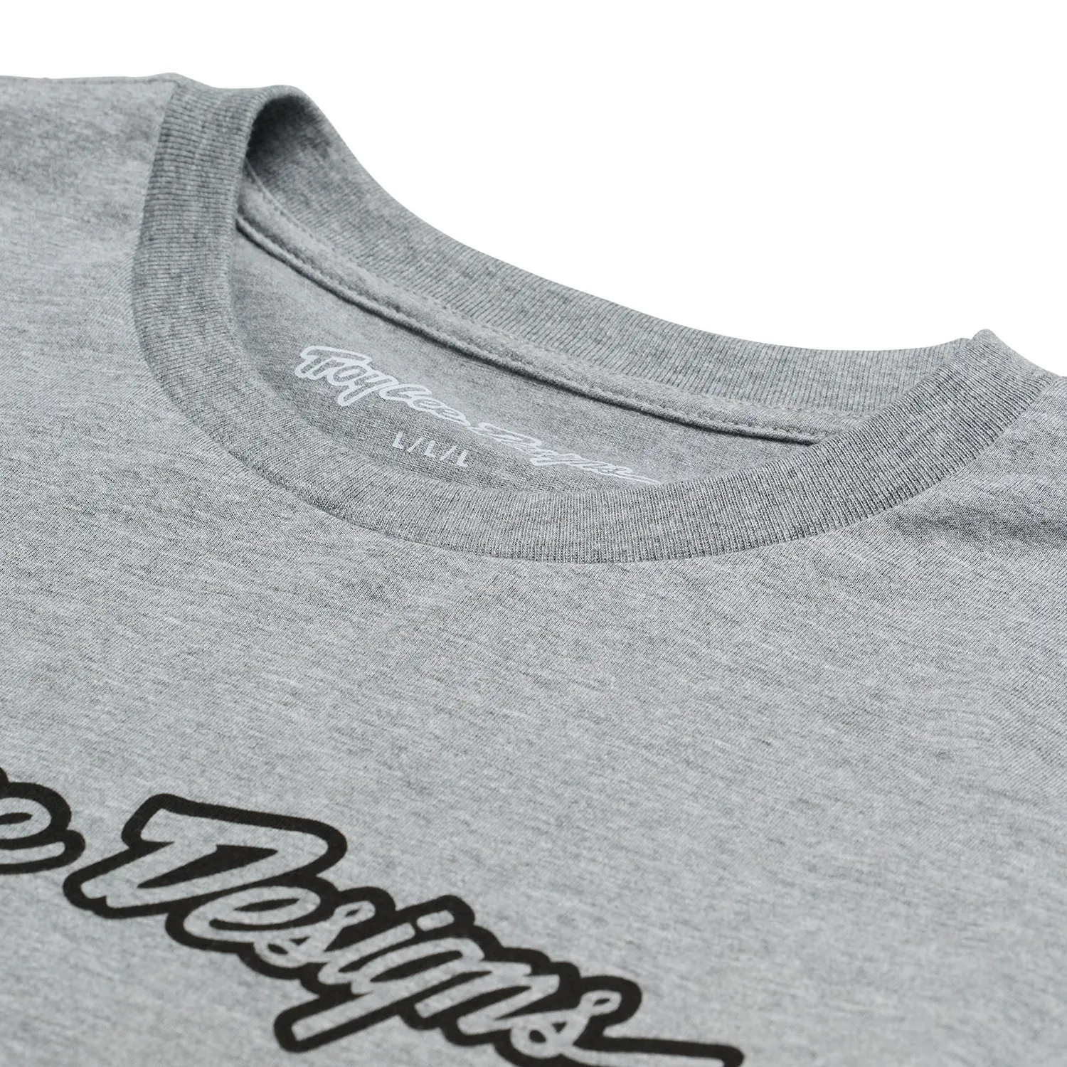 Troy Lee Designs Signature t-shirt manica lunga grigia
