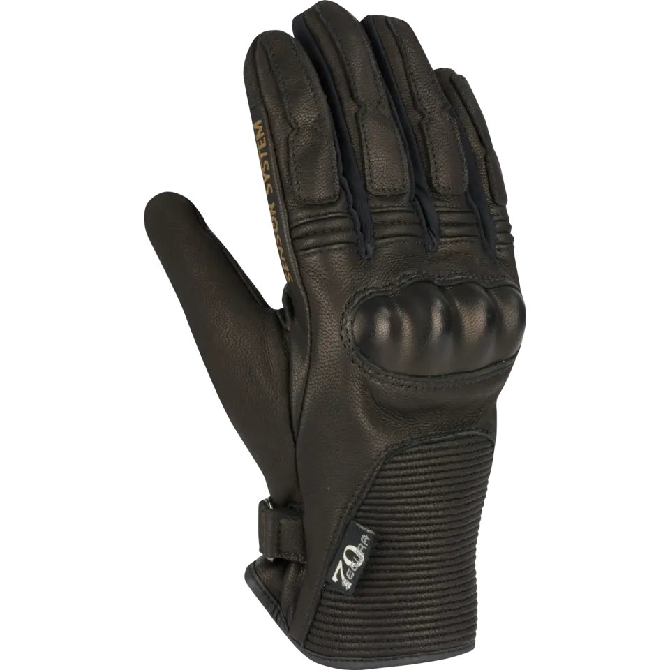 Segura Swan guanti moto uomo nero pelle termici