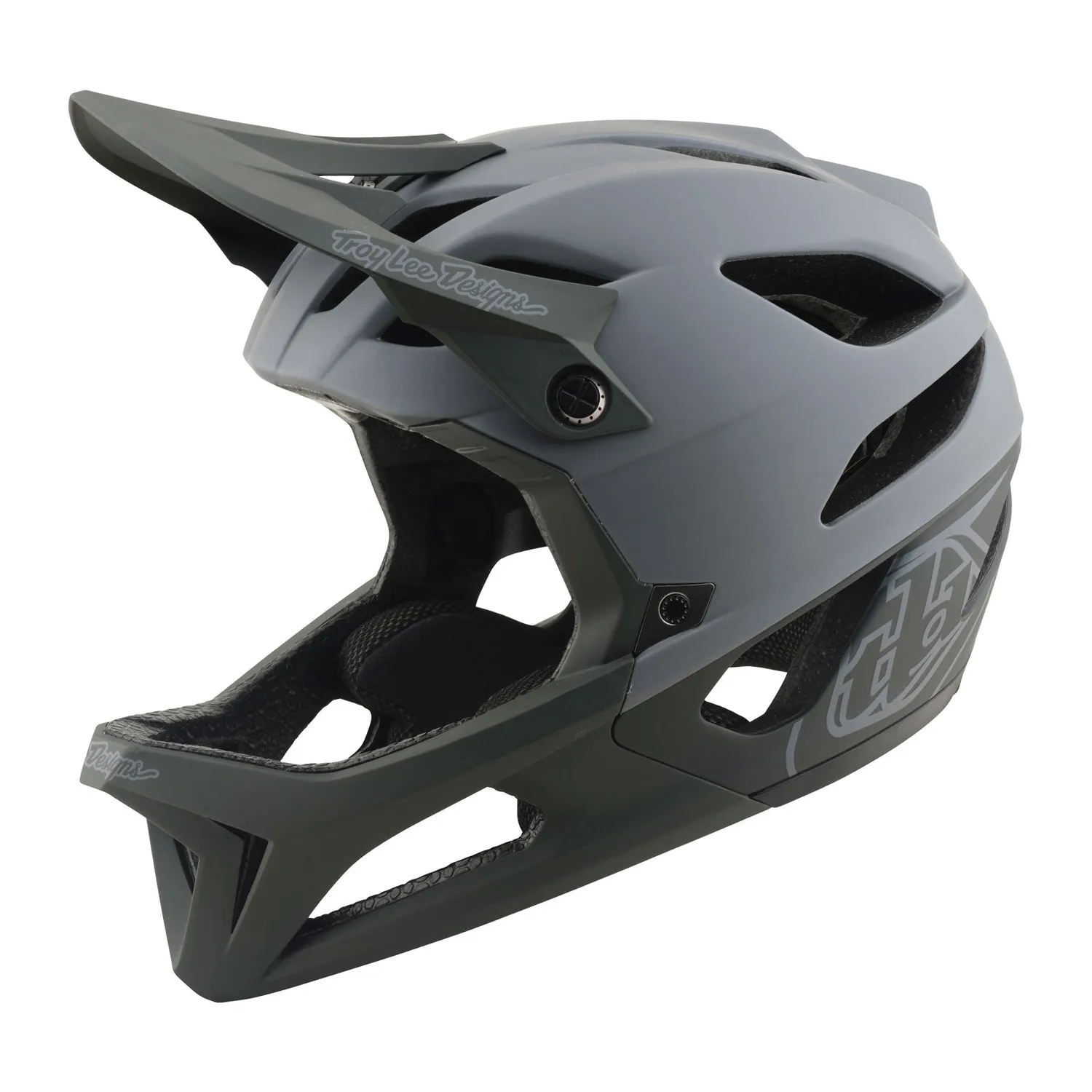 Troy Lee Designs Stage Drone casco integrale mtb grigio