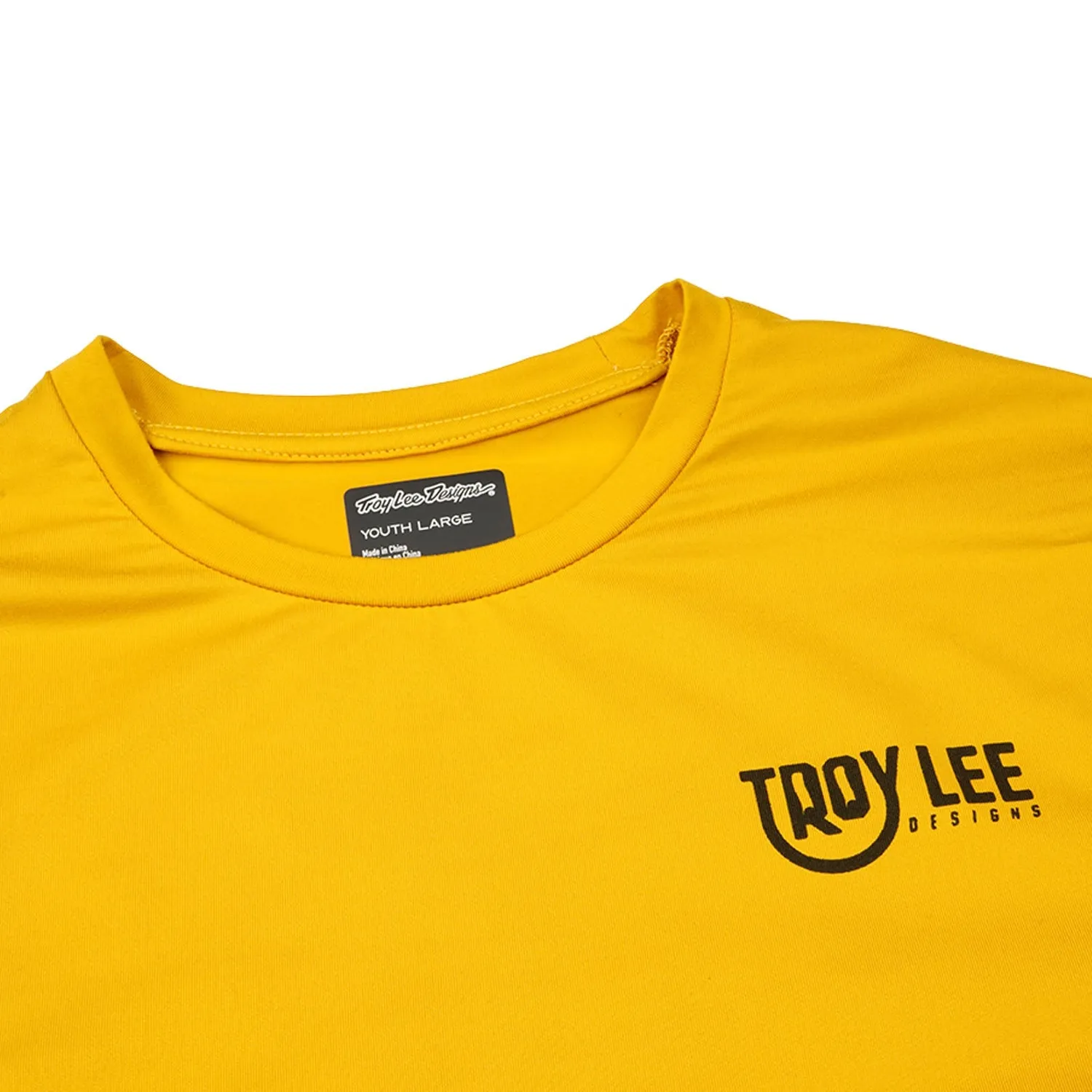 Troy Lee Designs Ruckus Ride Tee maglia bici bambino zafferano