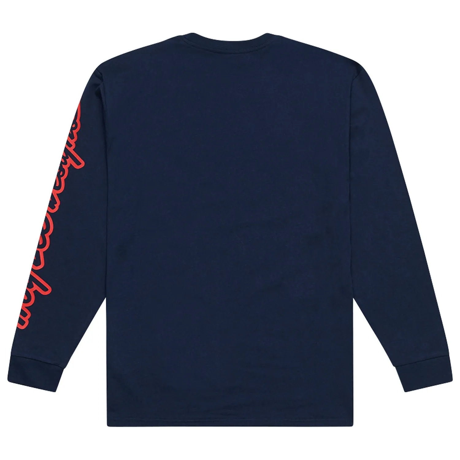 Troy Lee Designs Signature Navy T-Shirt Manica Lunga Blu
