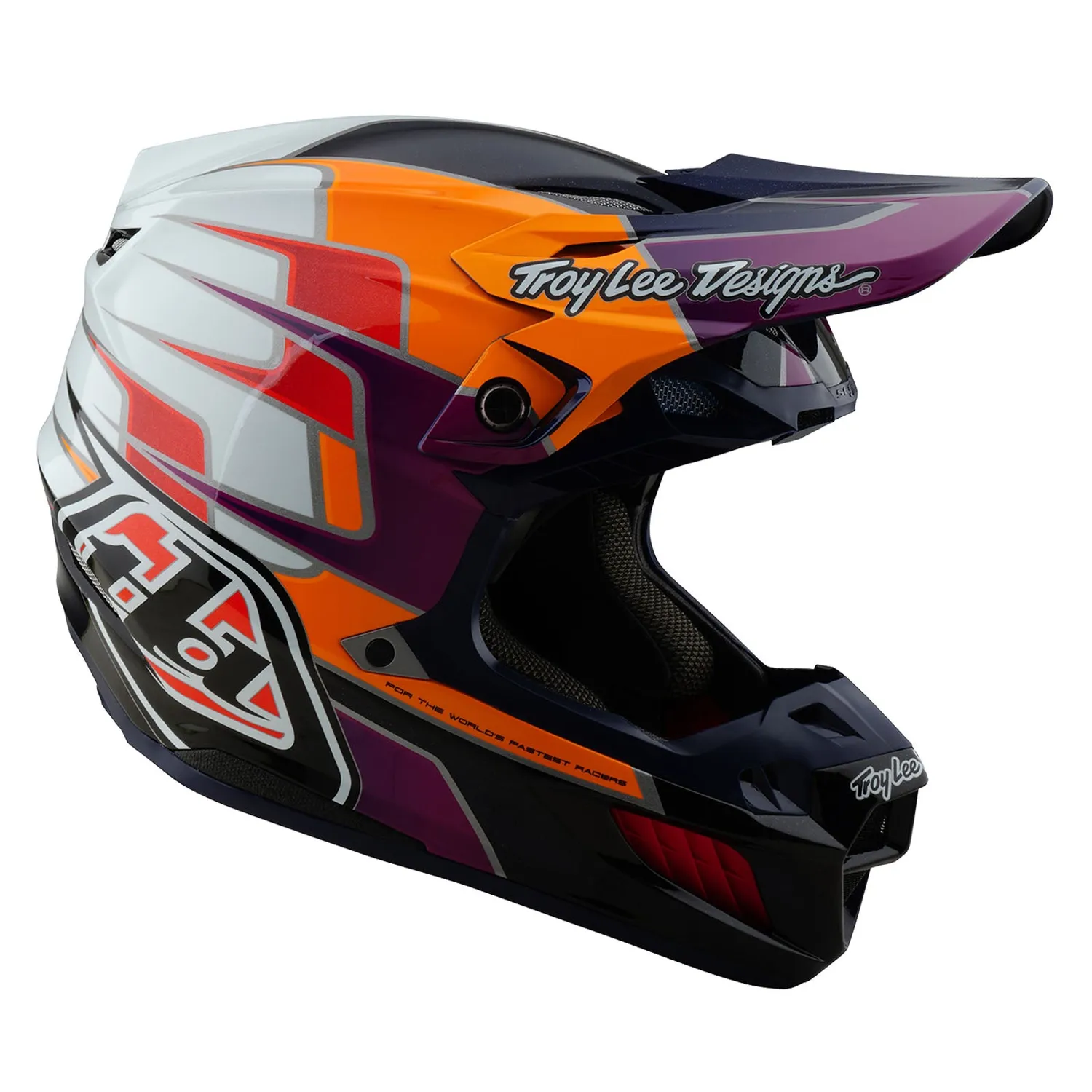 Troy Lee Designs SE5 Carbon MIPS casco cross blu navy