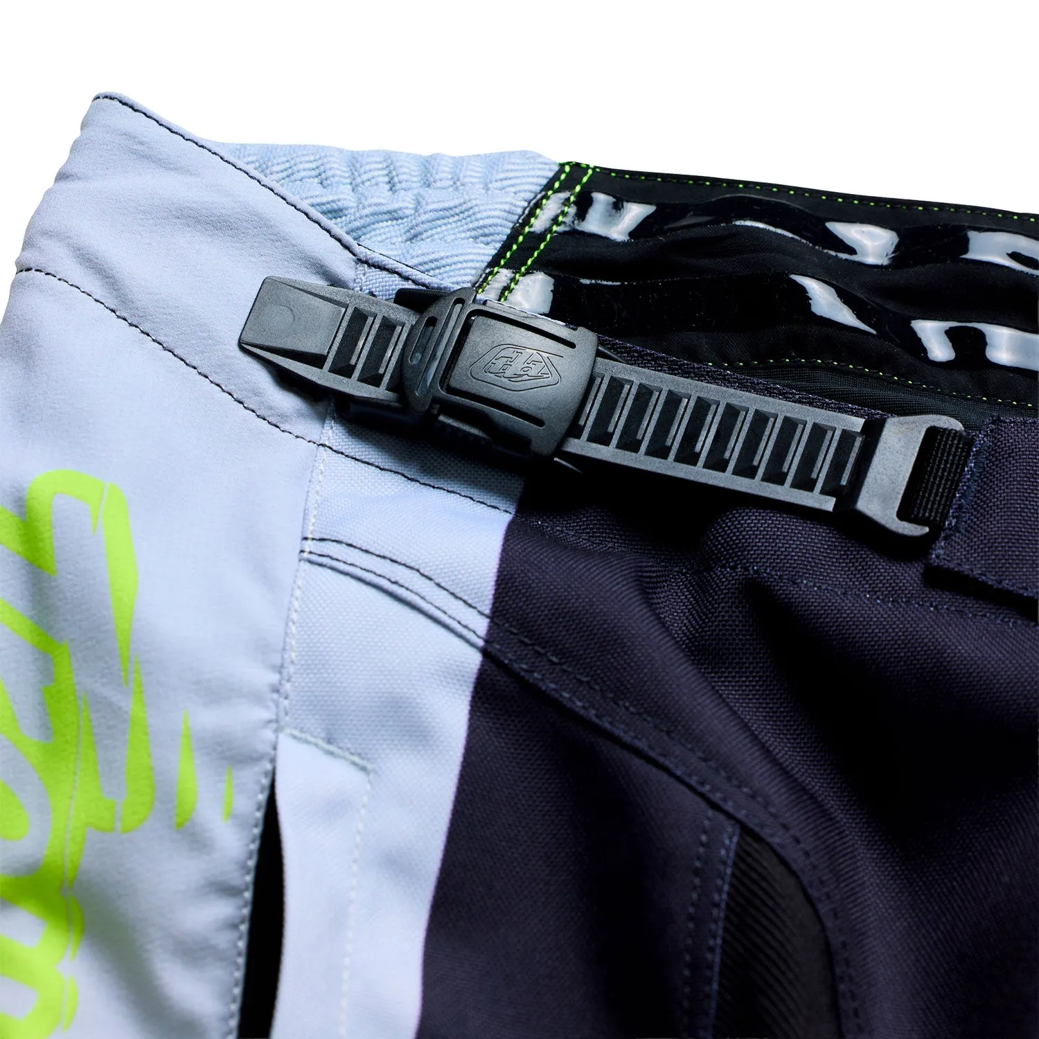 Troy Lee Designs GP Pro Stagger pantaloni cross grigio giallo