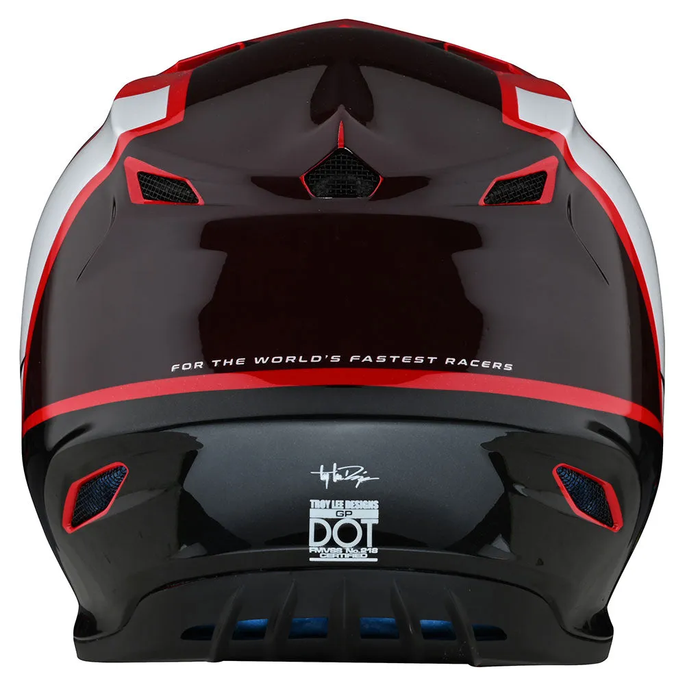 Troy Lee Designs GP No Mips casco cross Nova Red