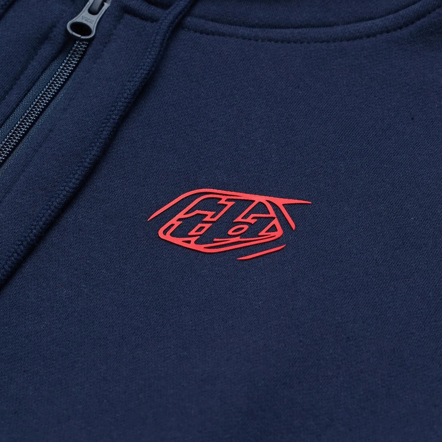 Troy Lee Designs Branded felpa uomo zip navy