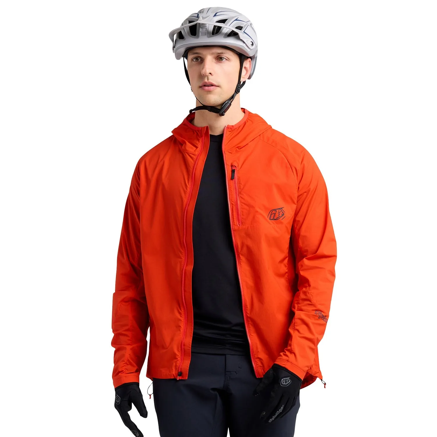 Troy Lee Designs Drift giacca antivento arancio packable