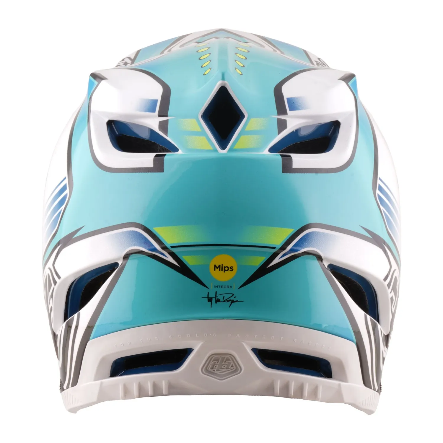 Troy Lee Designs D4 Composite Crest casco mtb teal MIPS