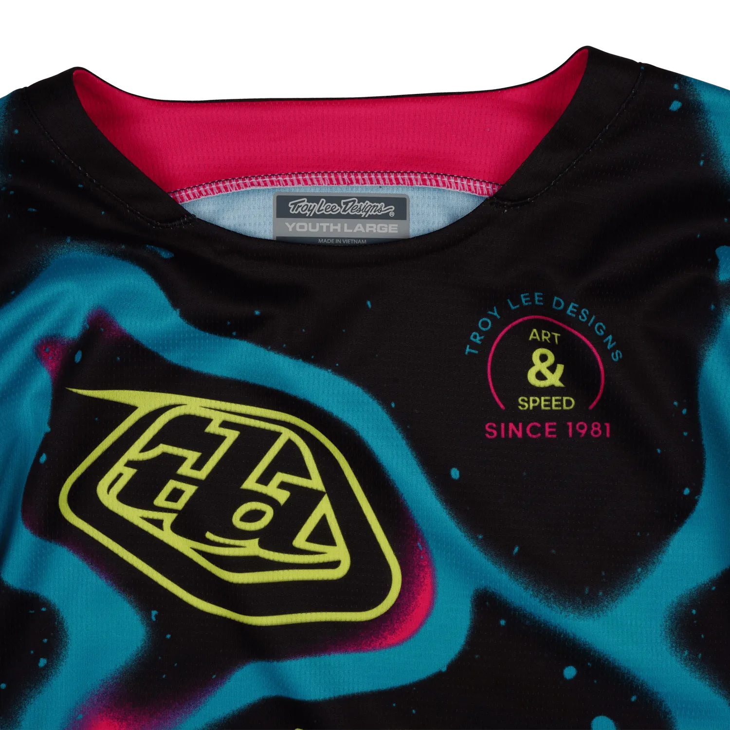 Troy Lee Designs GP Pro Membrane maglia cross bambino nero giallo