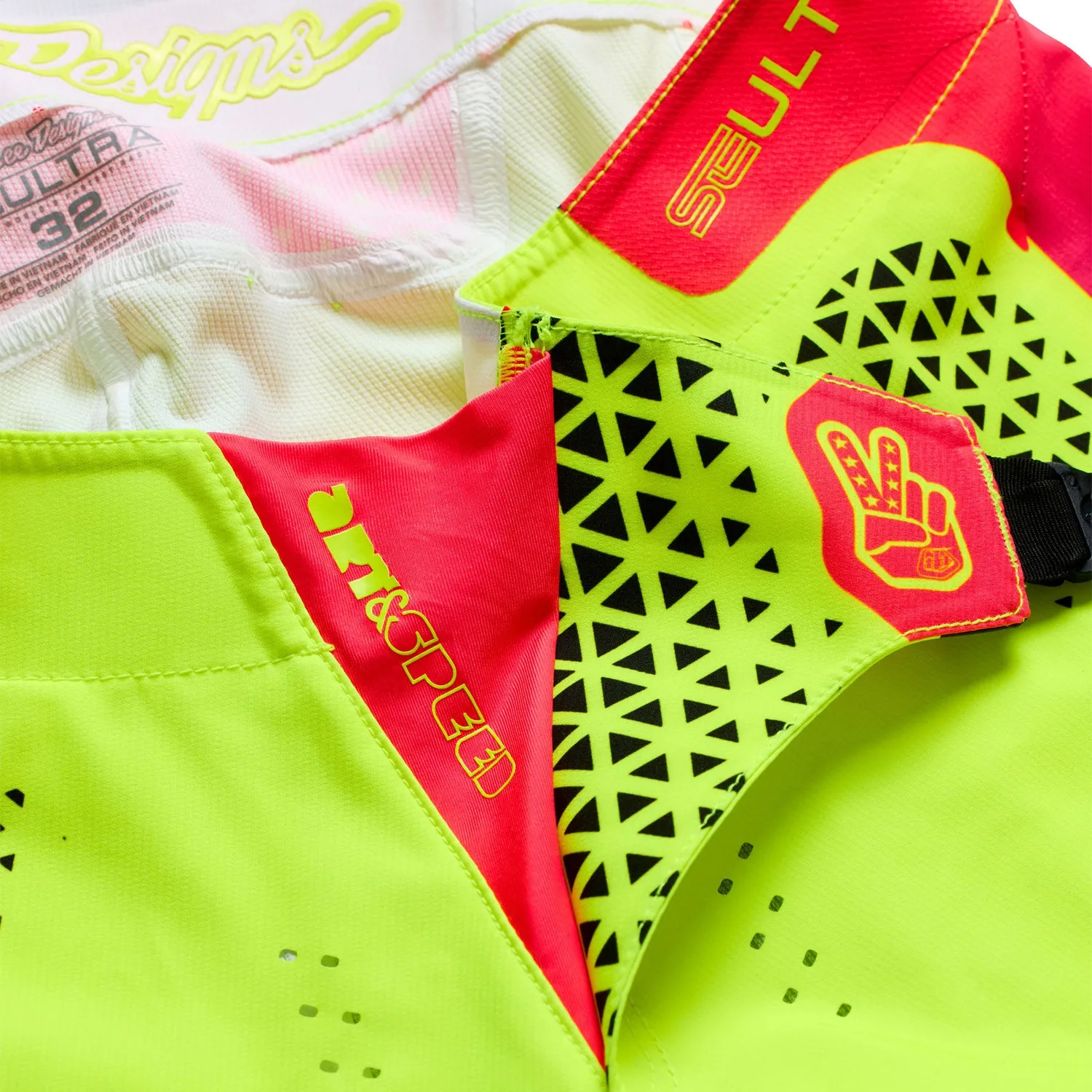 Troy Lee Designs SE Ultra Pant Aura pantaloni moto giallo fluo