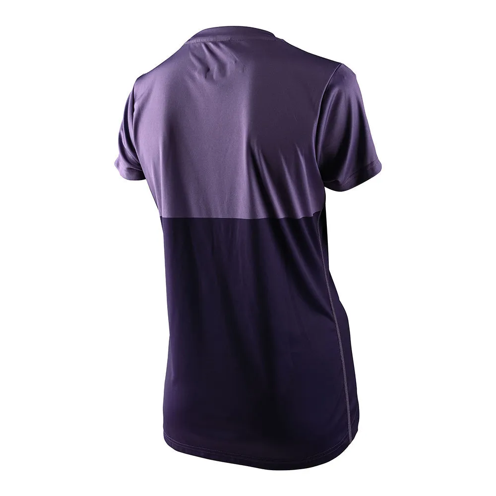 Troy Lee Designs Lilium Block maglia bici donna viola traspirante