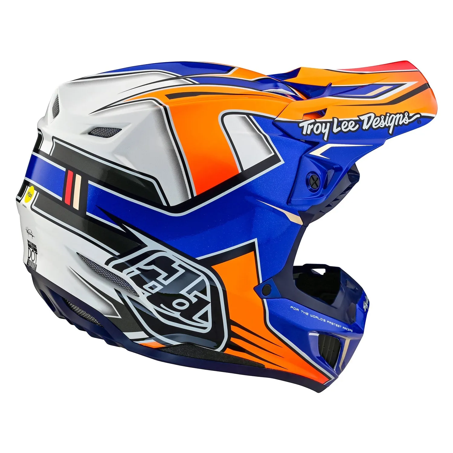 Troy Lee Designs SE5 Composite casco cross blu MIPS