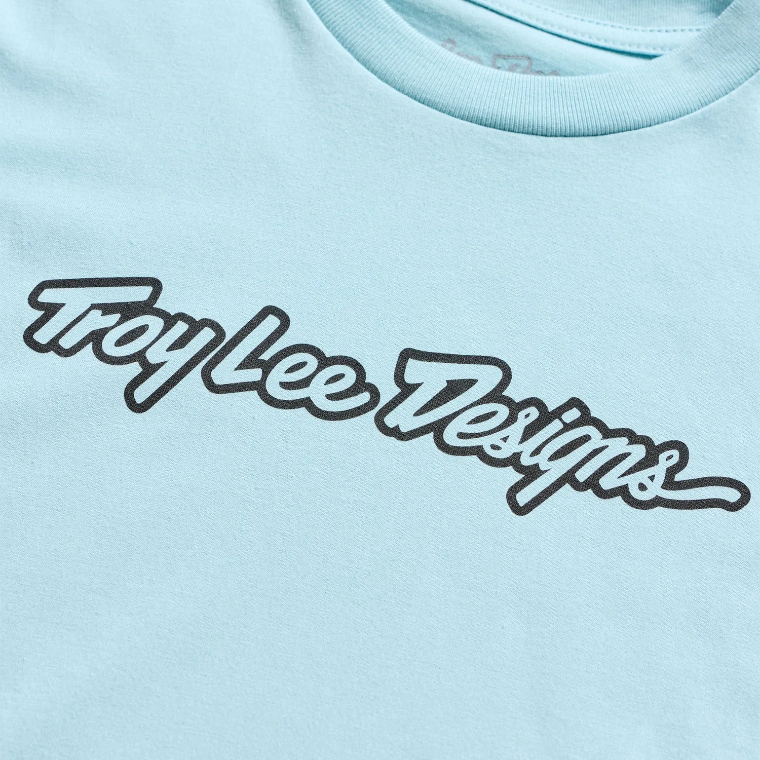 Troy Lee Designs Signature t-shirt bambino dawn blue manica corta