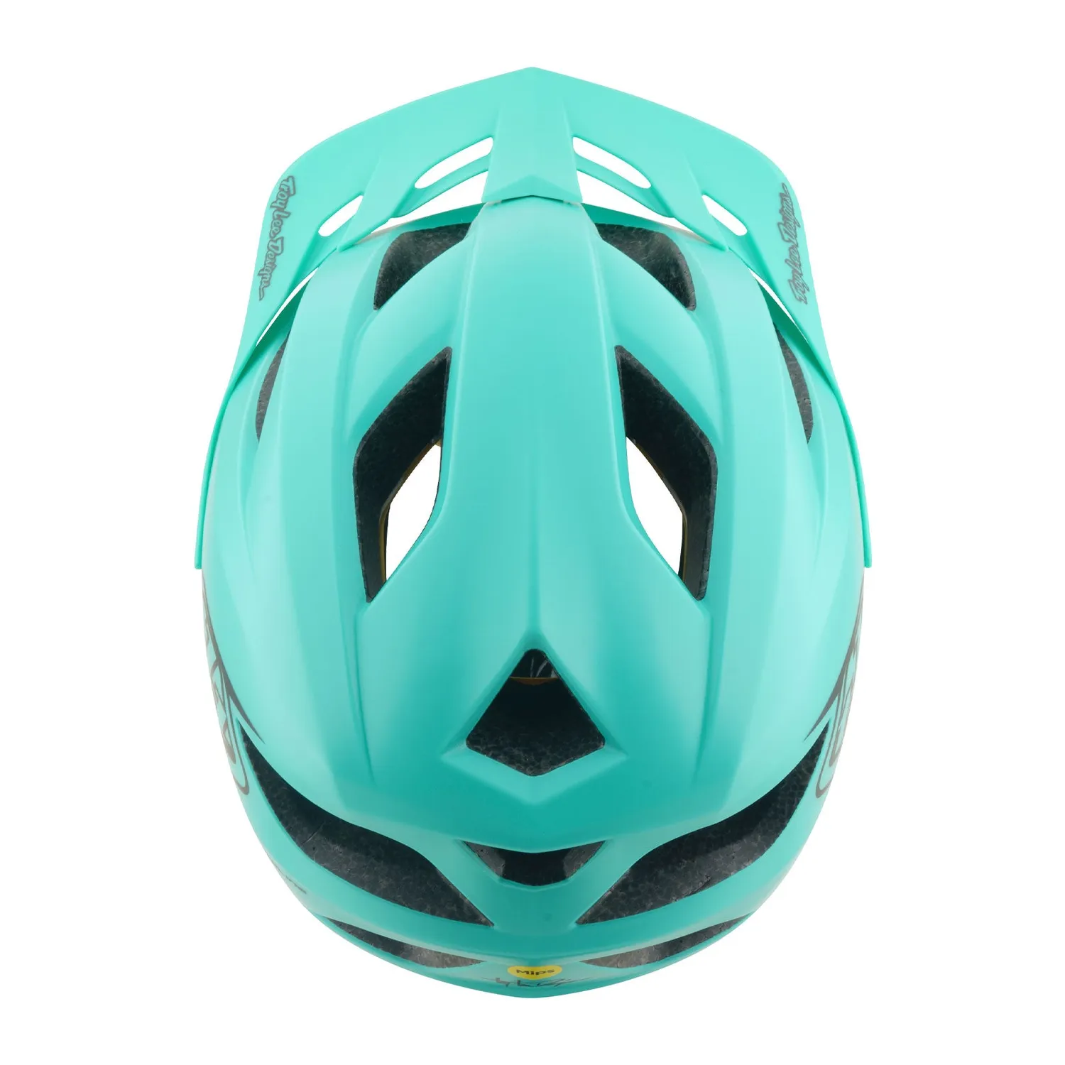 Troy Lee Designs Flowline casco bici bambino charcoal teal